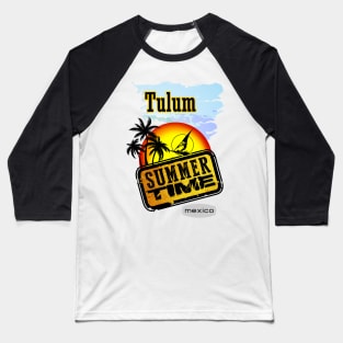 Tulum, Mexico Baseball T-Shirt